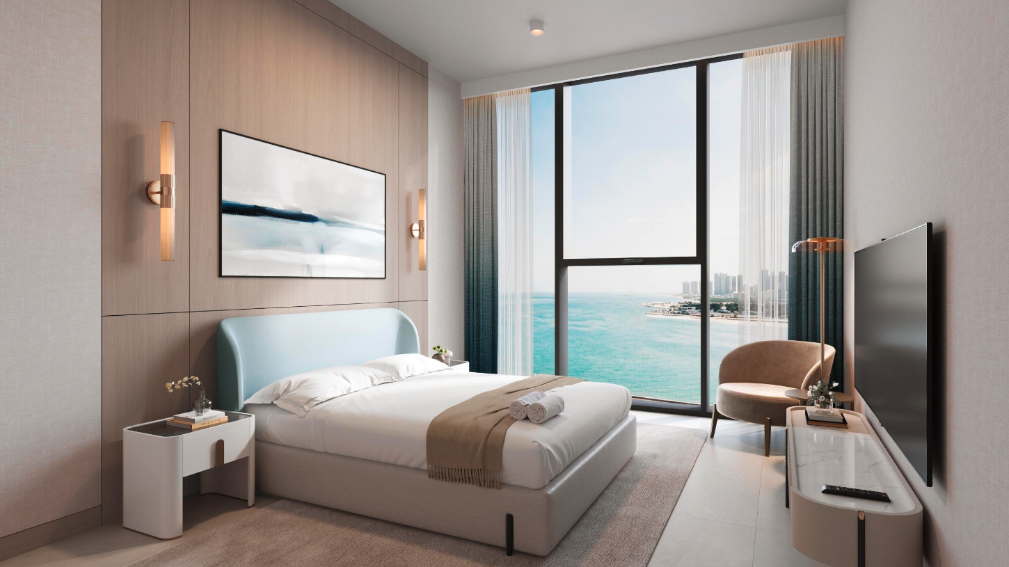 Linar master bedroom with sea view